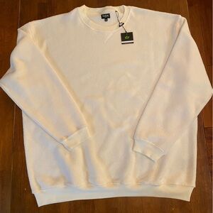 NEW Bolle Golf Men’s White Long Sleeve Crewneck Size XXL
